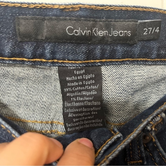 Calvin Klein Womens Jeans Skinny Size 27/4 - Picture 5 of 8